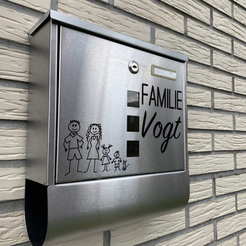 Plotterdatei Strichmännchen Familie – Bild 2