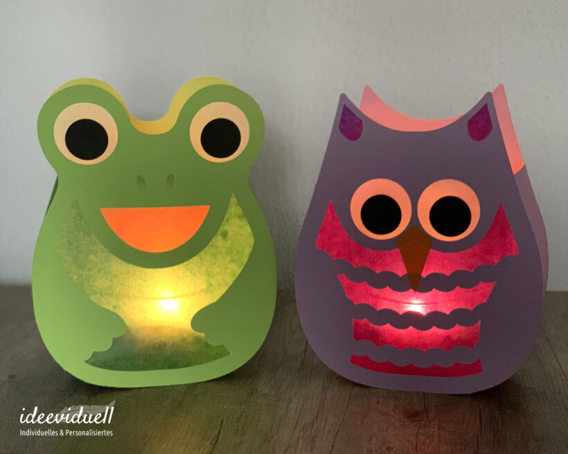 Plotterdatei Basteldatei Laterne Frosch – Bild 2