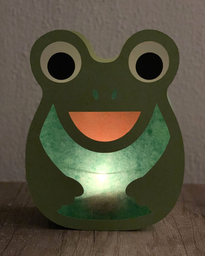 Plotterdatei Basteldatei Laterne Frosch – Bild 3