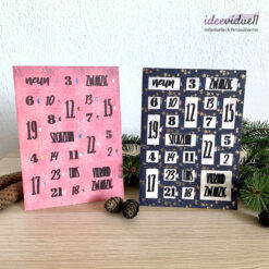 Plotterdatei Adventskalender mit Fotos