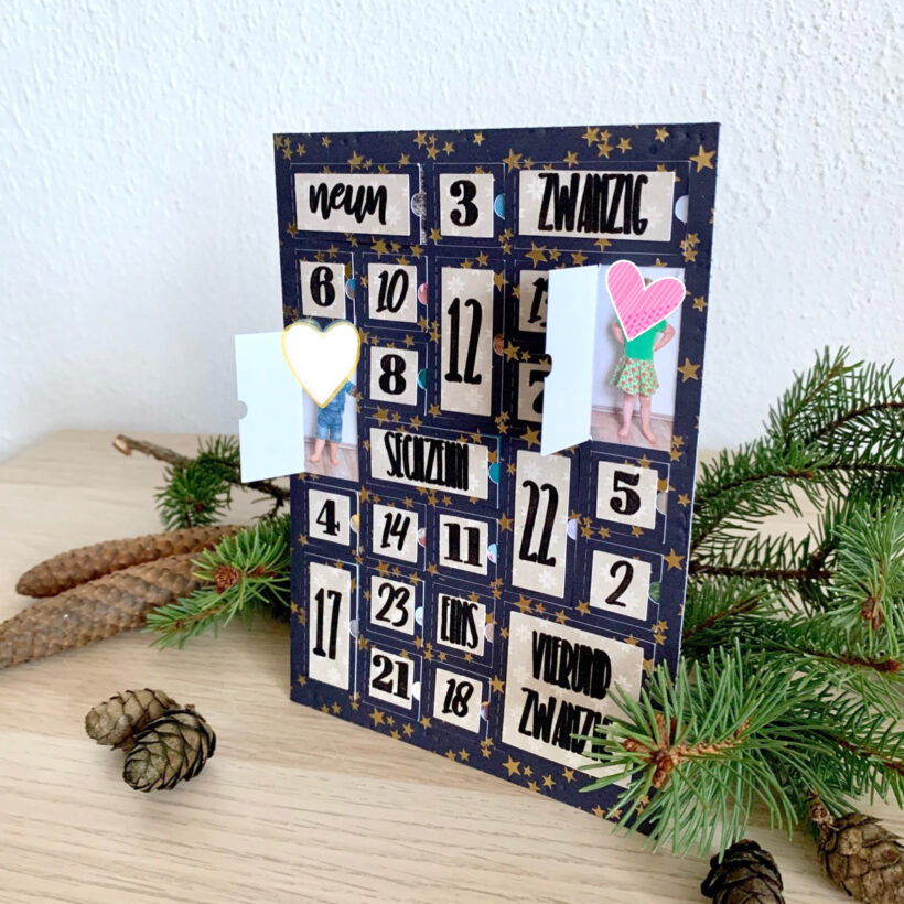 Plotterdatei Adventskalender mit Fotos – Bild 2