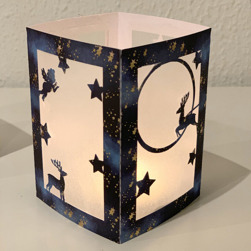 Plotterdatei Windlicht Weihnachten – Bild 2