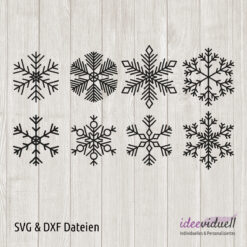 Plotterdatei Schneeflocken