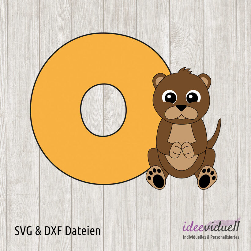 Plotterdatei O wie Otter