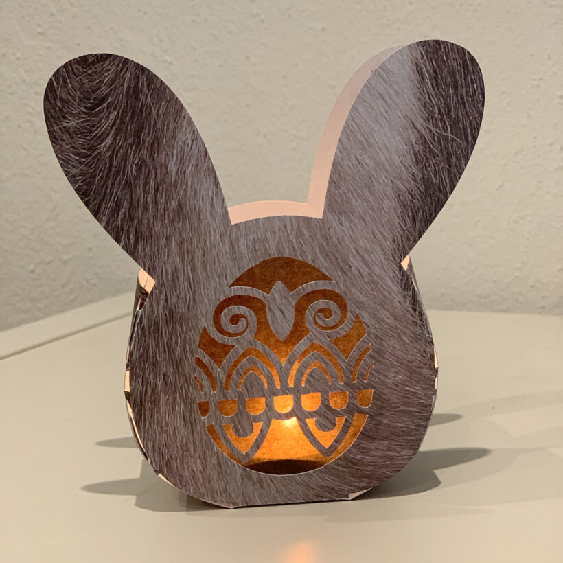 Plotterdatei Windlicht Hase – Bild 3