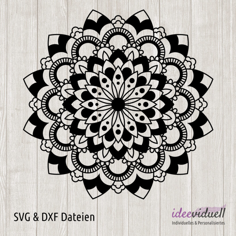Plotterdatei Mandala VIII