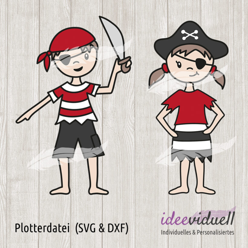 Plotterdatei Piraten ideeviduell