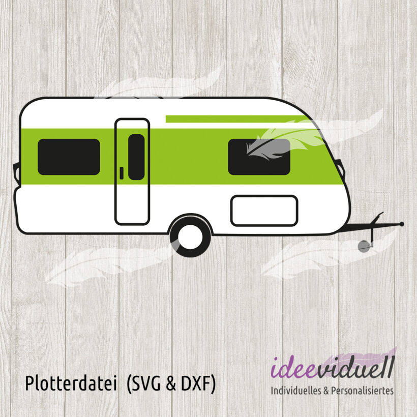 Plotterdatei Wohnwagen ideeviduell