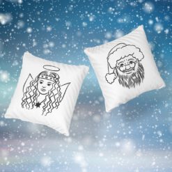 Plotterdatei Weihnachtsmann Chirstkind LineArt ideeviduell