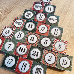 ideeviduell Plotterdatei Adventskalender Tannenbaum