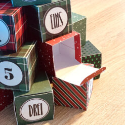 ideeviduell Plotterdatei Adventskalender Geschenkeberg