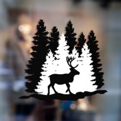 ideeviduell Plotterdatei Rentier Wald