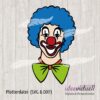 ideeviduell Plotterdatei Clown LineArt