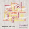 ideeviduell Plotterdatei Sommer Wortwolke
