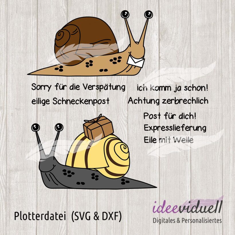 Plotterdatei Schneckenpost