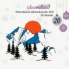 Plotterdateien Adventskalender ideeviduell Tür 20