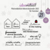 Plotterdateien Adventskalender ideeviduell Tür 21