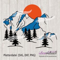Plotterdatei ideeviduell Berge