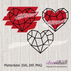 ideeviduell Plotterdatei Geo-Herz