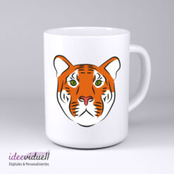 ideeviduell Plotterdatei Tiger LineArt