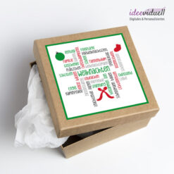 ideeviduell Plotterdatei Weihnachten Wortwolke