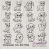 ideeviduell Hunde Bundle 1 Plotterdatei