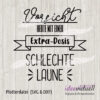 Plotterdatei ideeviduell schlechte Laune