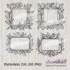 ideeviduell Blumenrahmen Bundle Plotterdatei
