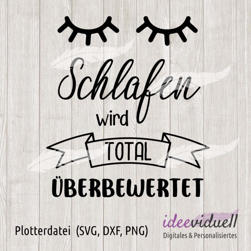 Plotterdatei Schlaf