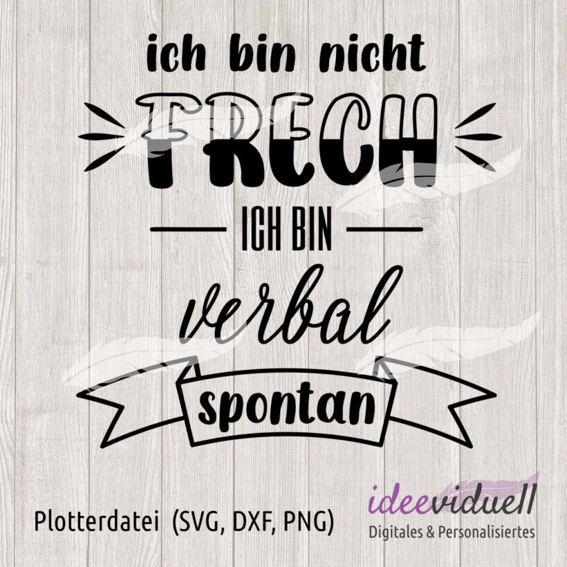 Plotterdatei frech