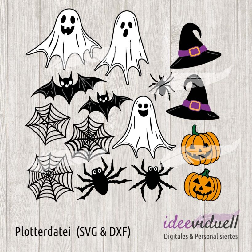 Plotterdatei Halloween Bundle