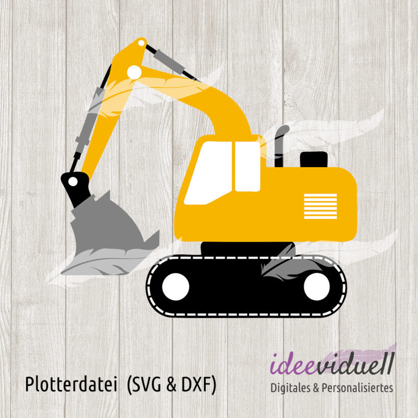 Plotterdatei Bagger